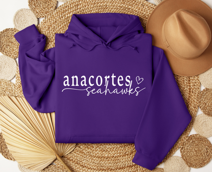 Anacortes Seahawks Heart Hoodie