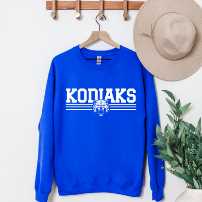 Cascade Middle School Kodiak Varsity Stripe Sweatshirt