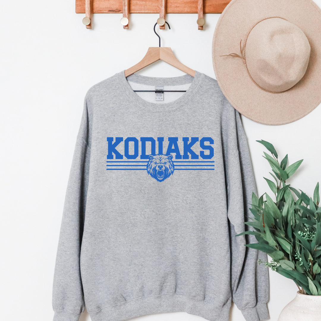 Cascade Middle School Kodiak Varsity Stripe Sweatshirt