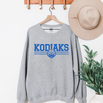 Cascade Middle School Kodiak Varsity Stripe Sweatshirt