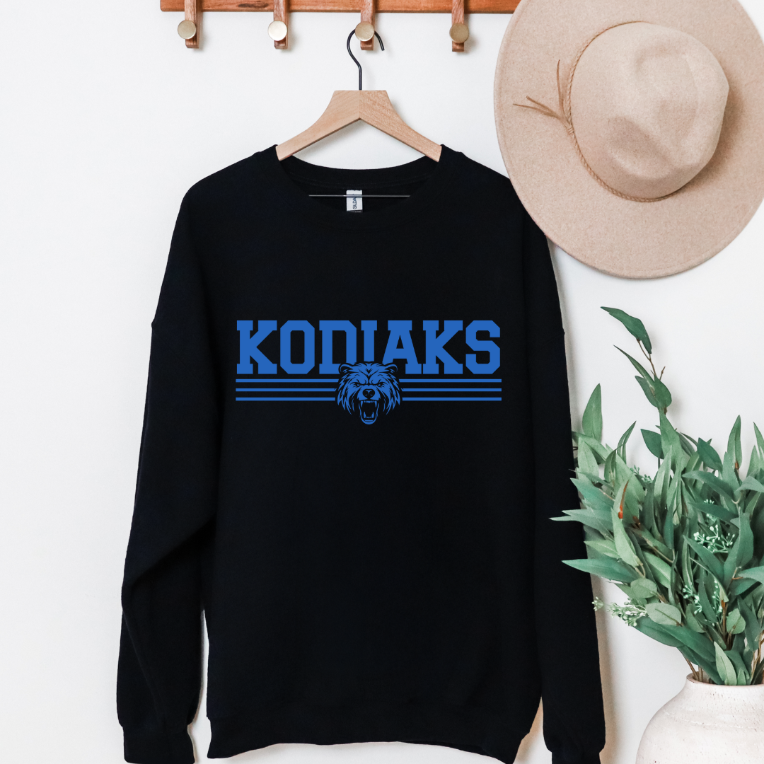 Cascade Middle School Kodiak Varsity Stripe Sweatshirt