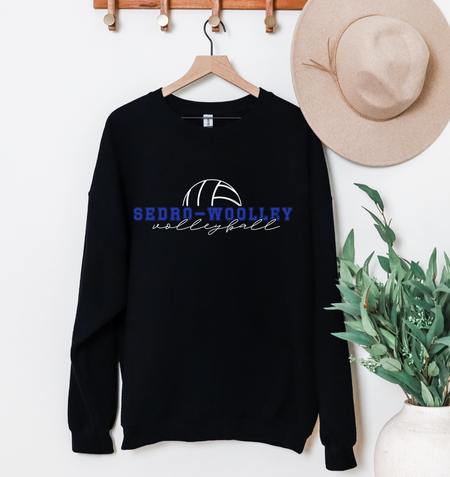 Sedro Woolley Volleyball Ball Crewneck