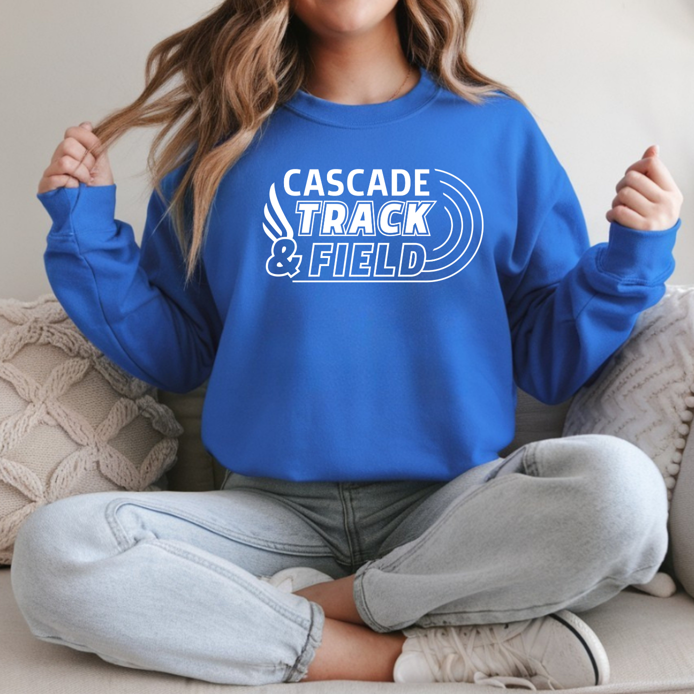 Cascade Middle School Track and Field Crewneck