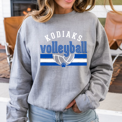 Retro Kodiaks Volleyball Crewneck