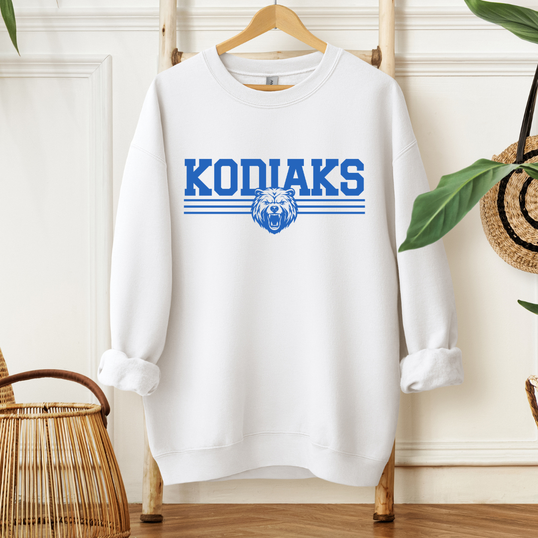 Cascade Middle School Kodiak Varsity Stripe Sweatshirt