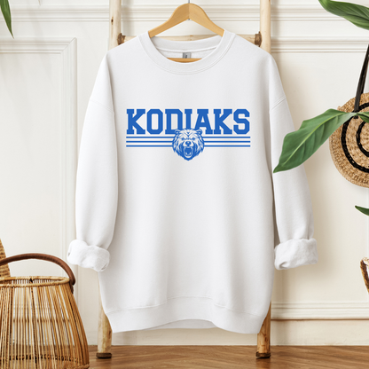 Cascade Middle School Kodiak Varsity Stripe Sweatshirt