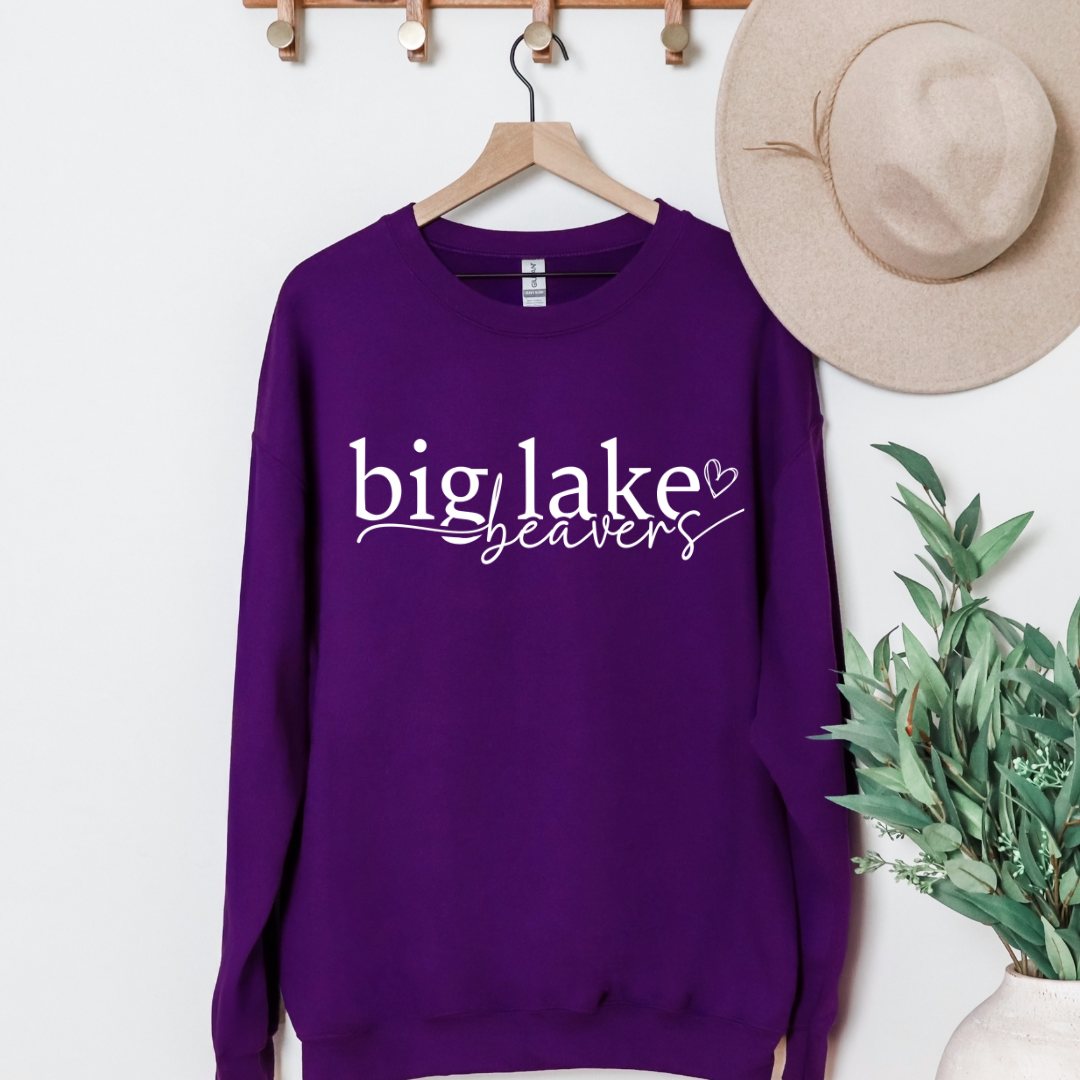 Big Lake Heart Sweatshirt