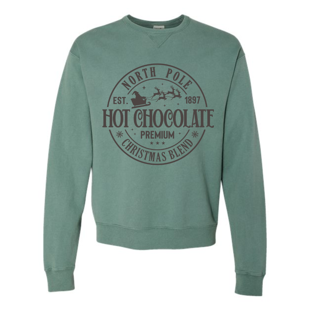 North Pole Hot Chocolate Crewneck Sweatshirt