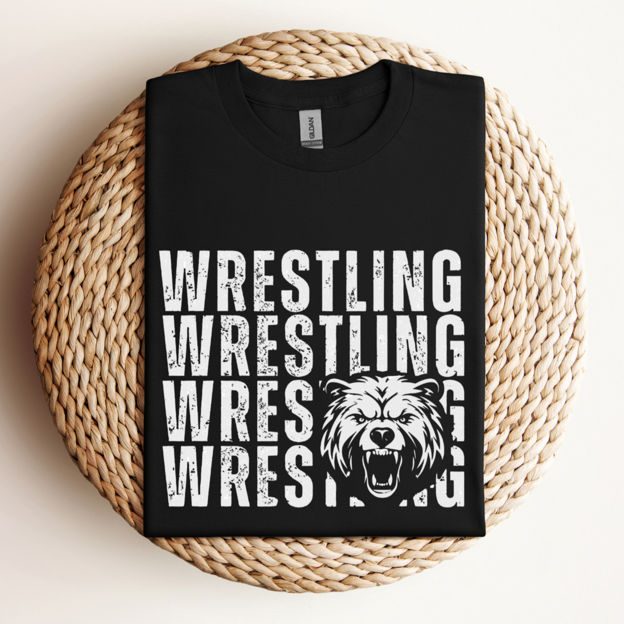 Cub Mascot Wrestling Long Sleeve Shirt