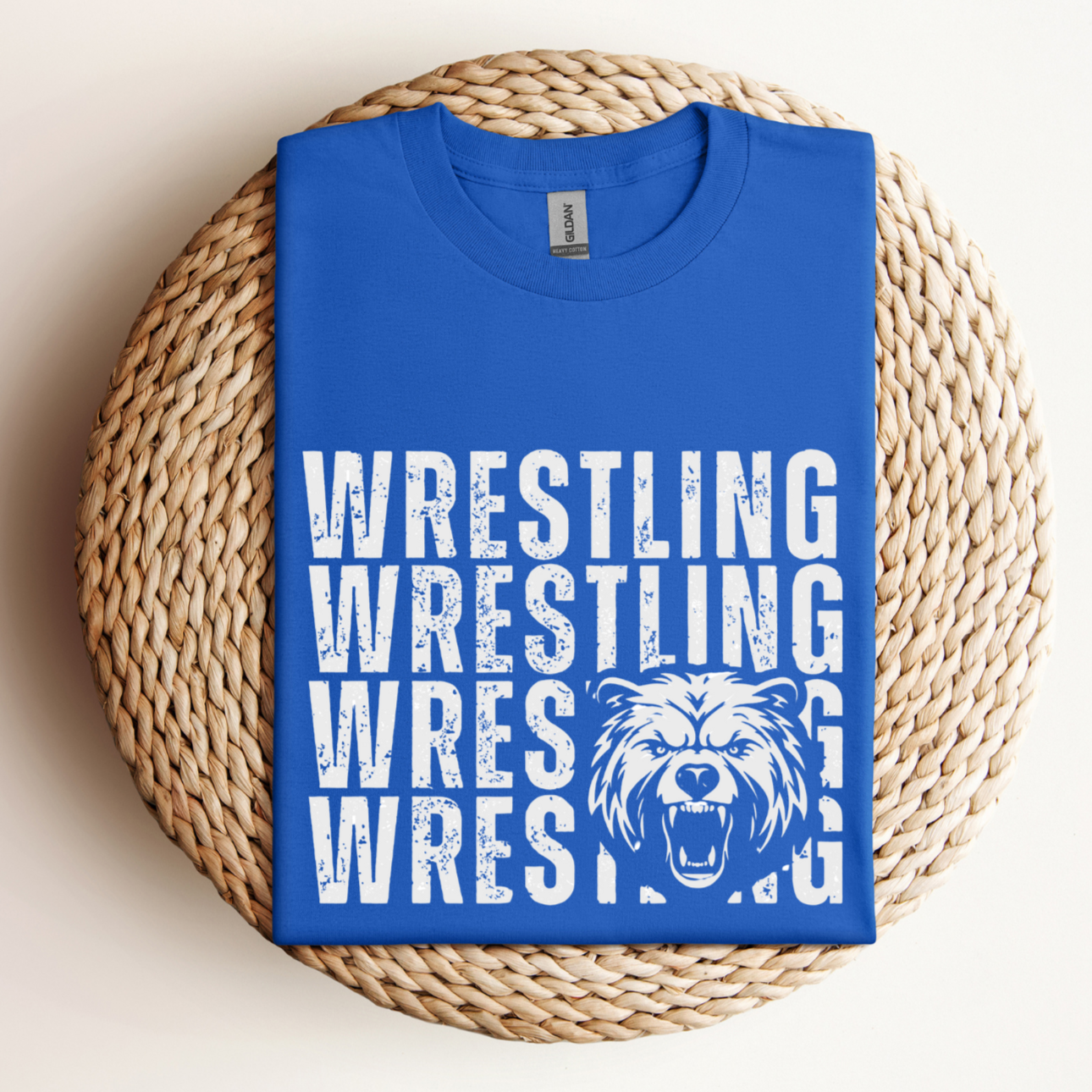 Cub Mascot Wrestling Long Sleeve Shirt