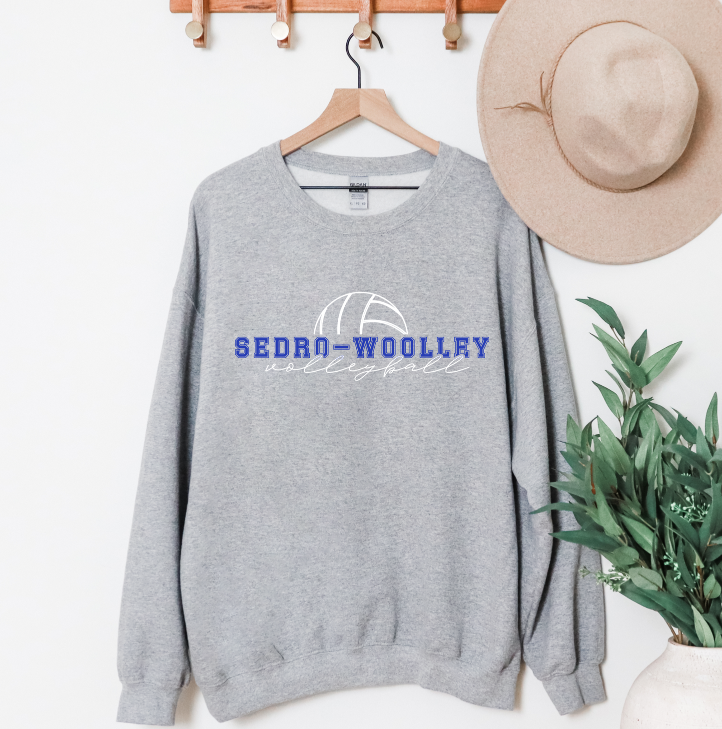 Sedro Woolley Volleyball Ball Crewneck