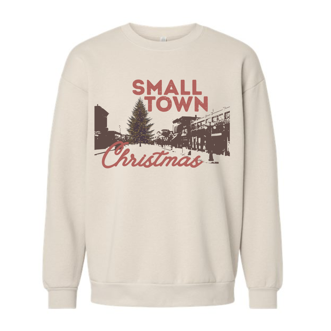 Vintage Small Town Christmas Crewneck