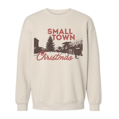 Vintage Small Town Christmas Crewneck